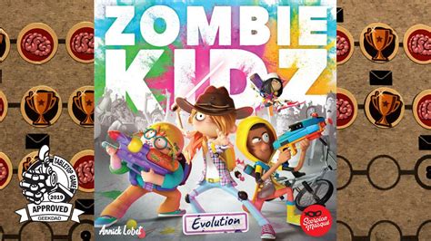  Zombie Kidz Evolution!  A Cooperative Board Game Where Kids Battle the Undead with Adorable Grit