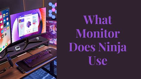 What Monitor Does Ninja Use: A Deep Dive into the World of Gaming Displays