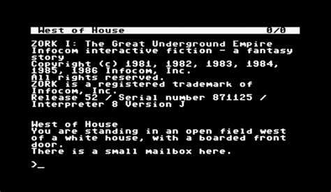 Zork: Grand Master of Text-Based Adventure!